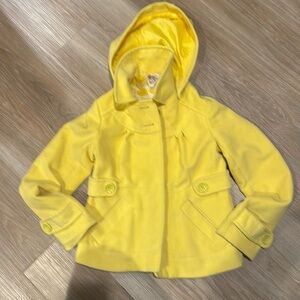 Anthropologie TULLE Original Clothing bright yellow coat jacket